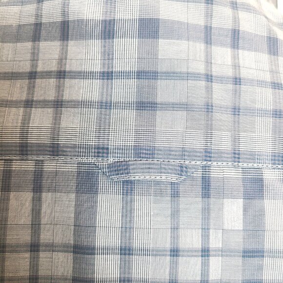 BOSS Hugo Boss Slim Fit Button-Down Shirt – Men’s XL – Blue Plaid – Two Chest Po - Picture 9 of 13